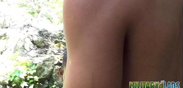  Eager bootie mouth fucked in the jungles